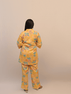 Sunny Yellow Floral Print Co-Ord Set