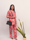 Pink Ikat Print Co-Ord Set