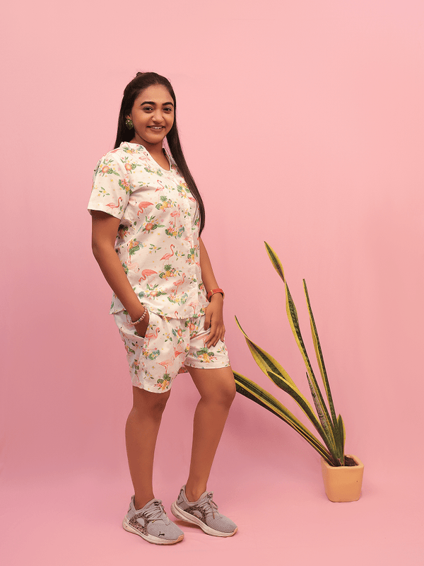 Flamingo Paradise Mini Co-Ord Set