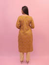 Mustard Paisley Printed Kurta Set
