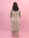Ivory Floral Print Kurta Set