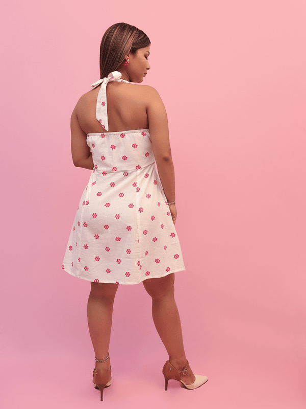 Mini Halter Tie Dress