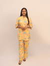Sunny Yellow Floral Print Co-Ord Set