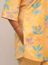 Sunny Yellow Floral Print Co-Ord Set