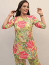 Vibrant Tropical Leaf Print Co-Ord Set