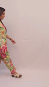 Vibrant Tropical Leaf Print Co-Ord Set