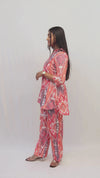Pink Ikat Print Co-Ord Set